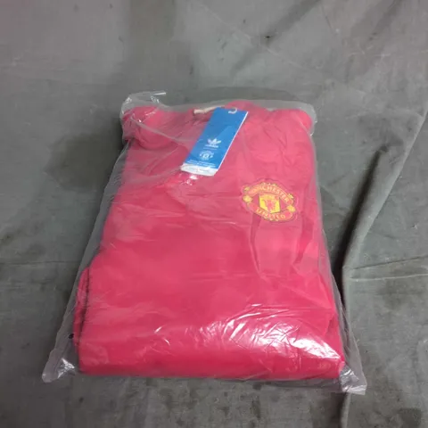 ADIDAS MANCHESTER UNITED ESSENTIALS TREFOIL HOODIE – MEN'S, SIZE UK M