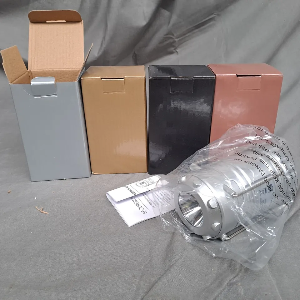 SCB SET OF 4 MINI POP-UP METALLIC LIGHTS