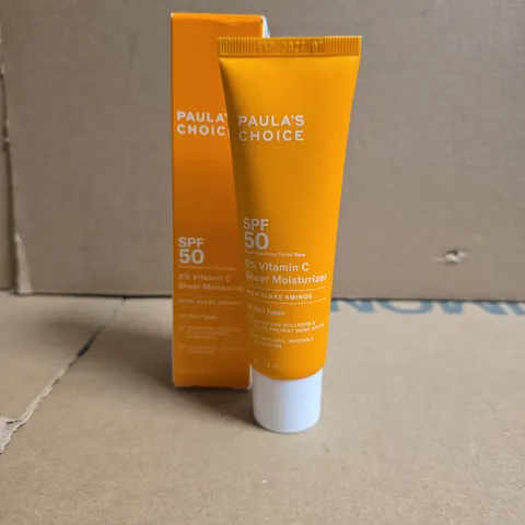 PAULA'S CHOICE SPF 50 5% VITAMIN C SHEER MOISTURISER 60ML
