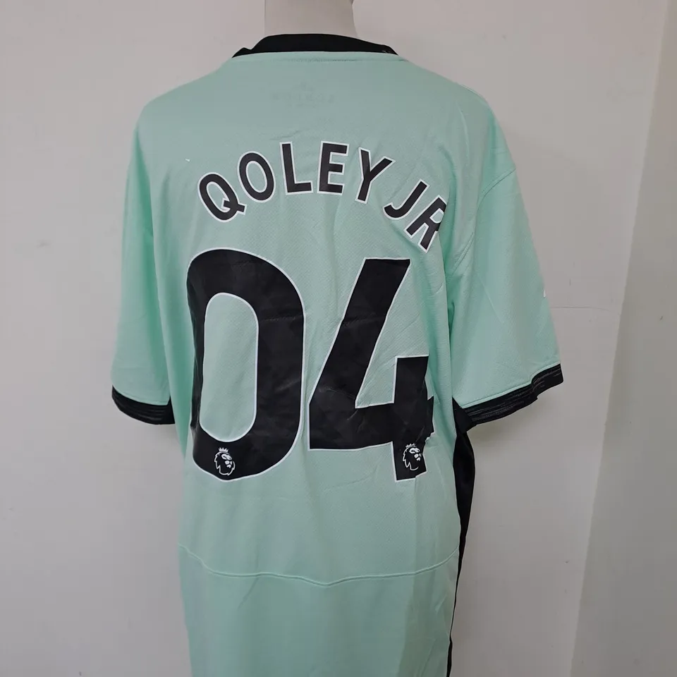 CHELSEA FC AWAY SHIRT WITH QOLEY JR 04 SIZE 2XL