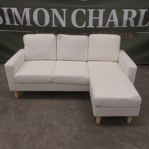 QUALITY DESIGNER FABRIC UPHOLSTERED CORNER SOFA