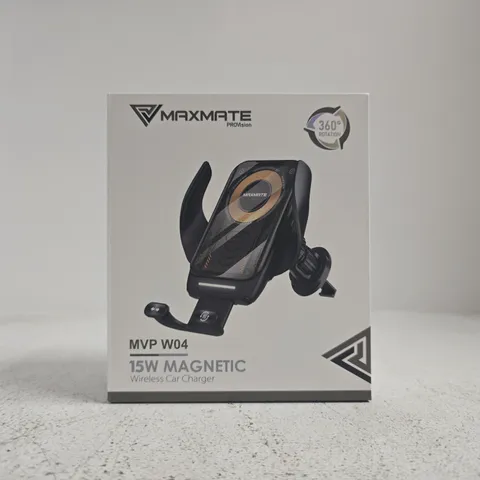 MAXMATE MVP W04 15W MAGNETIC WIRELESS CAR CHARGER β BOXED