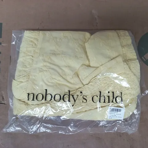 BAGGED NOBODY'S CHILD MELISSA TOP IN YELLOW SIZE UK 10