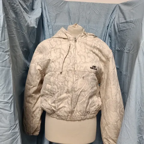 Pacific Republic Zip-Up Hooded Camouflage Jacket – Beige, EU S / US S / MEX 26