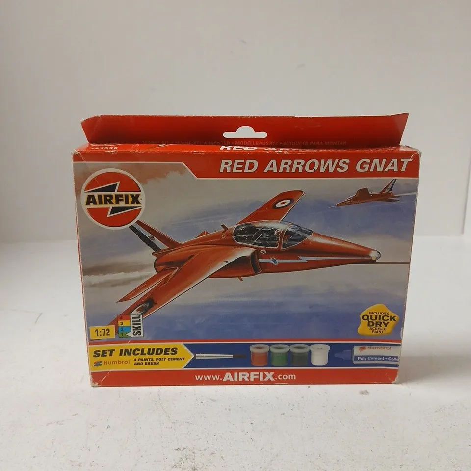 AIRFIX RED ARROWS GNAT 1:72 SCALE MODEL KIT 