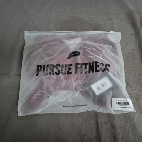 BAGGED PURSUE FITNESS IMPULSE SEAMLESS SPORTS BRA – CLARET, XL