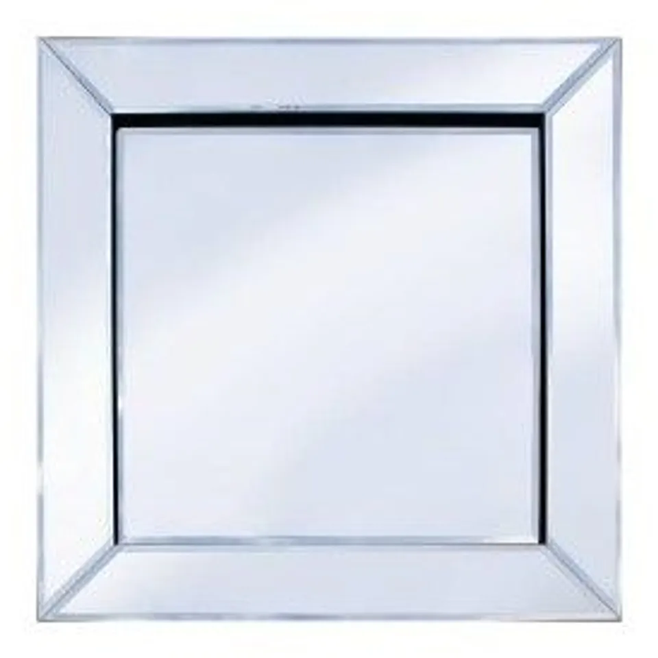 BRAND NEW & BOXED MIRROR WITH SILVER FRAME (1 BOX)