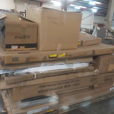 PALLET CONTAINING A VERY LARGE QUANTITY OF ASSORTED FURNITURE PARTS