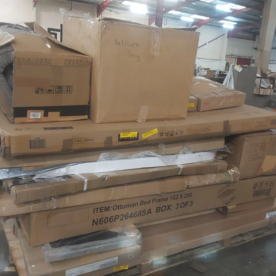 PALLET CONTAINING A VERY LARGE QUANTITY OF ASSORTED FURNITURE PARTS
