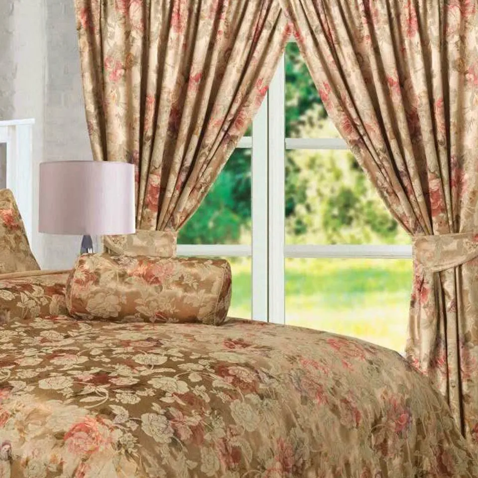 BAGGED ABBIGAIL LINED PLEAT SEMI SHEER CURTAINS - 66" X 72"