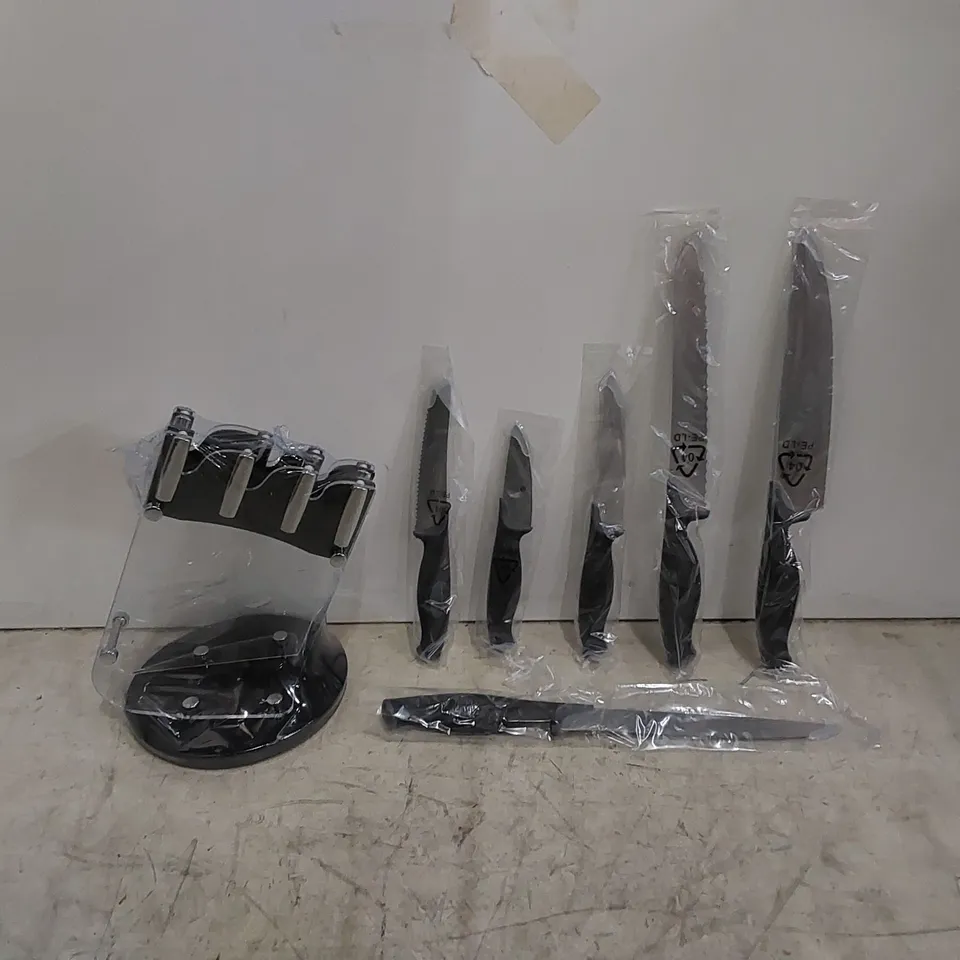 BOXED SABATIER PROFESSIONAL 6 PIECE KNIFE SET 