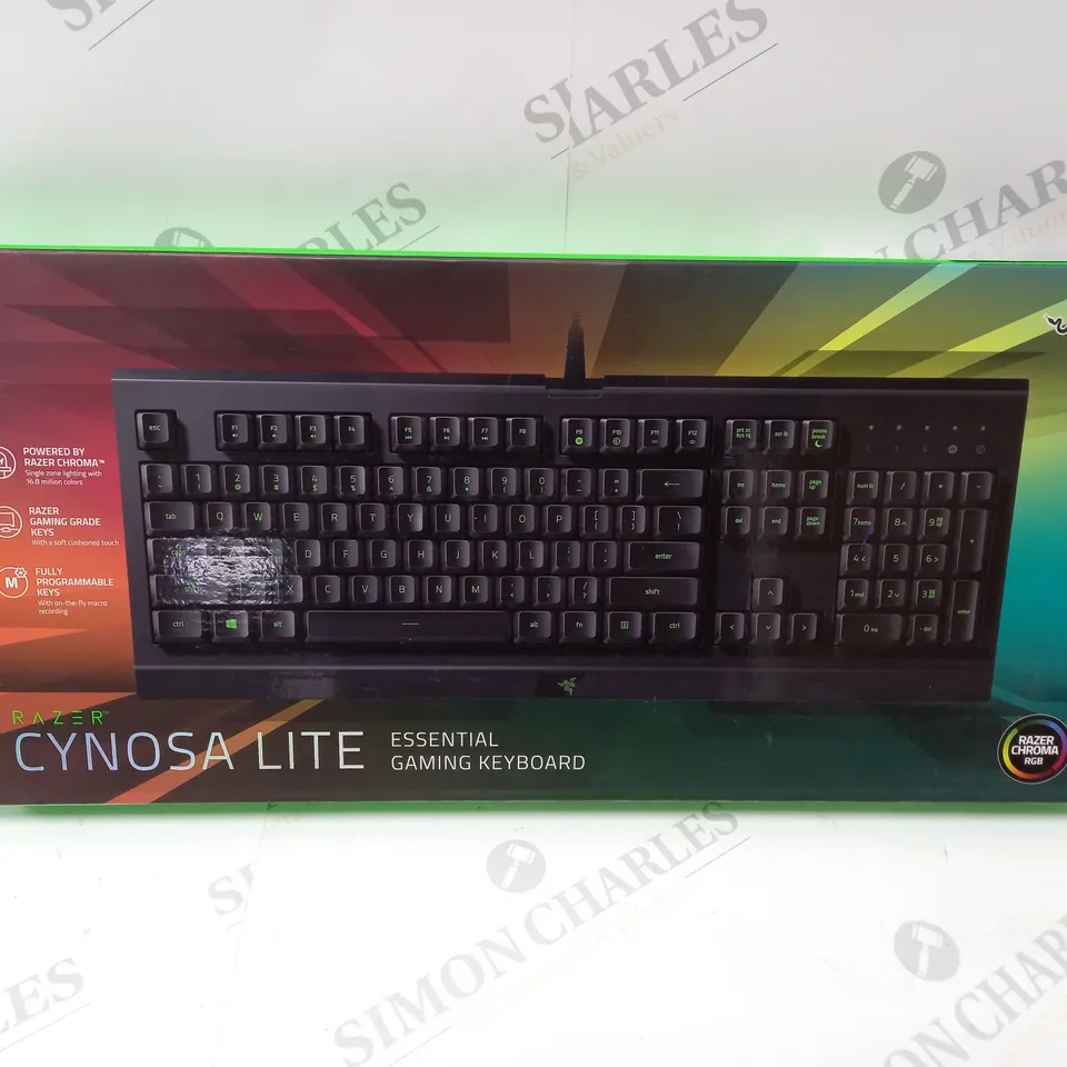 BRAND NEW BOXED RAZER CYNOSA LITE ESSENTIAL GAMING KEYBOARD