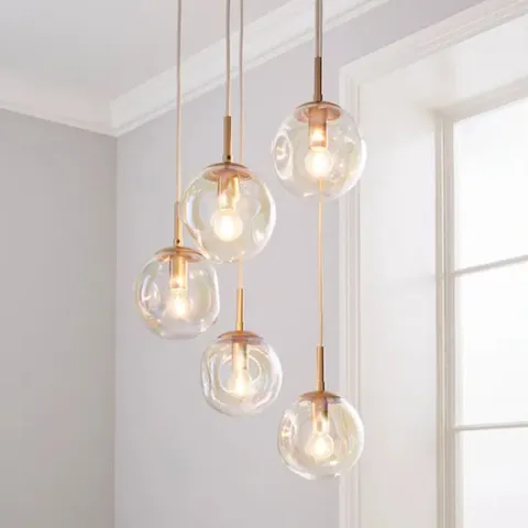 BOXED ALEXIS 5 LIGHT CLUSTER CEILING LIGHT