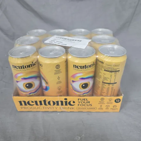 NEUTONIC PRODUCTIVITY DRINK IN ORANGE SUNRISE - 12 X 330ML