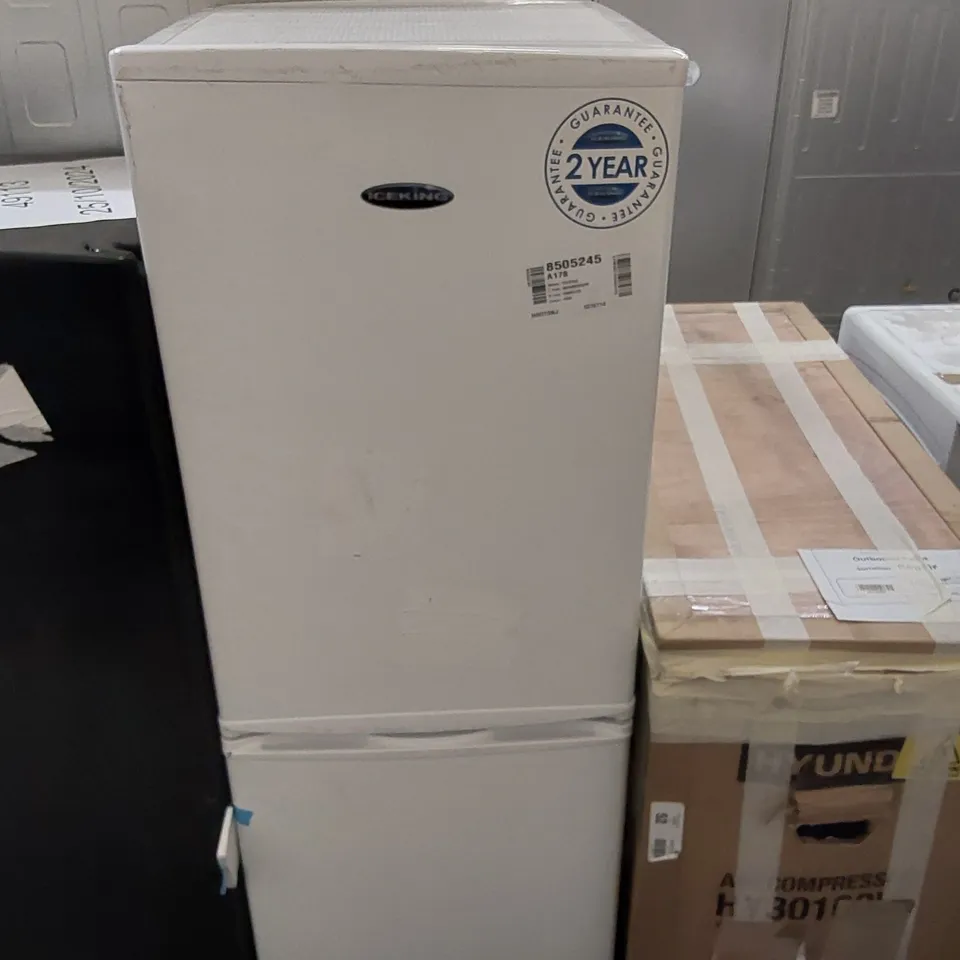 ICEKING IK8951EW 48CM FREESTANDING 50/50 SPLIT FRIDGE FREEZER - WHITE [ENERGY CLASS F]