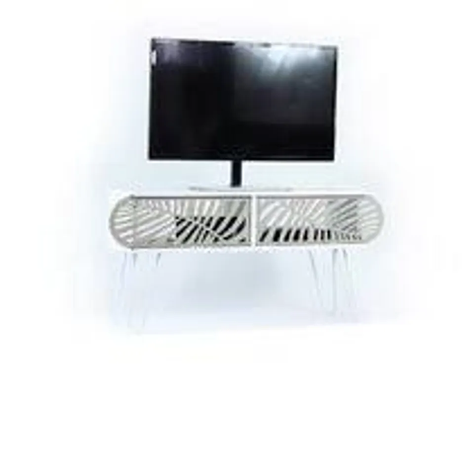 BOXED DAIL TV STAND FOR TV'S UP TO 40 INCHES- WHITE