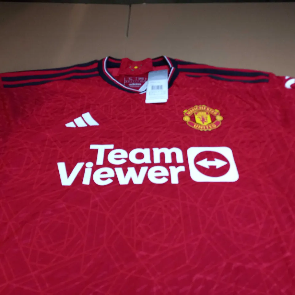 ADIDAS MANCHESTER UNITED 23/24 HOME SHIRT - XL