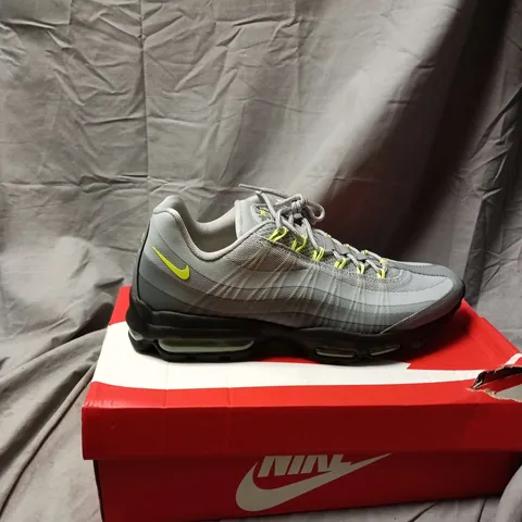 NIKE AIR MAX 95 SNEAKERS – GREY WITH NEON ACCENTS- MEN'S UK SIZE 10