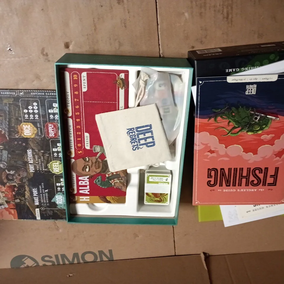 DEEP REGRETS: AN UNFORTUNATE FISHING BOARD GAME (BOXED)
