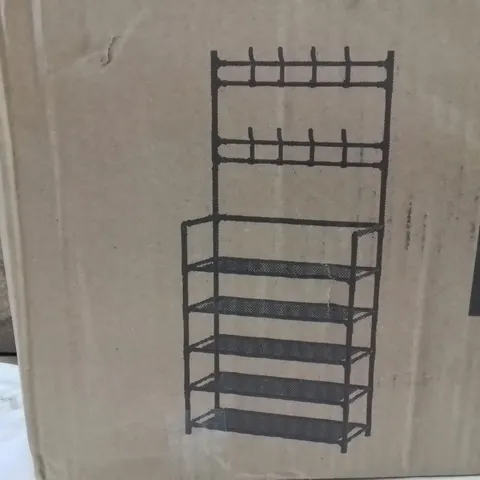 BOXED FLOOR COAT RACK