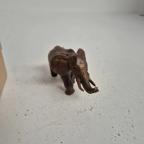 MATBRONZE ELEPHANT BRONZE FIGURINE