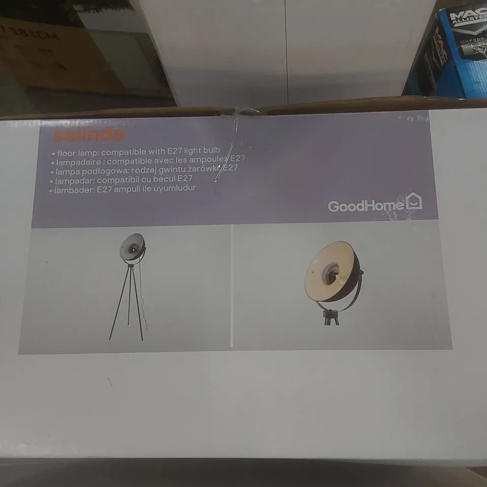 BOXED GOODHOME SELINDA FLOOR LAMP