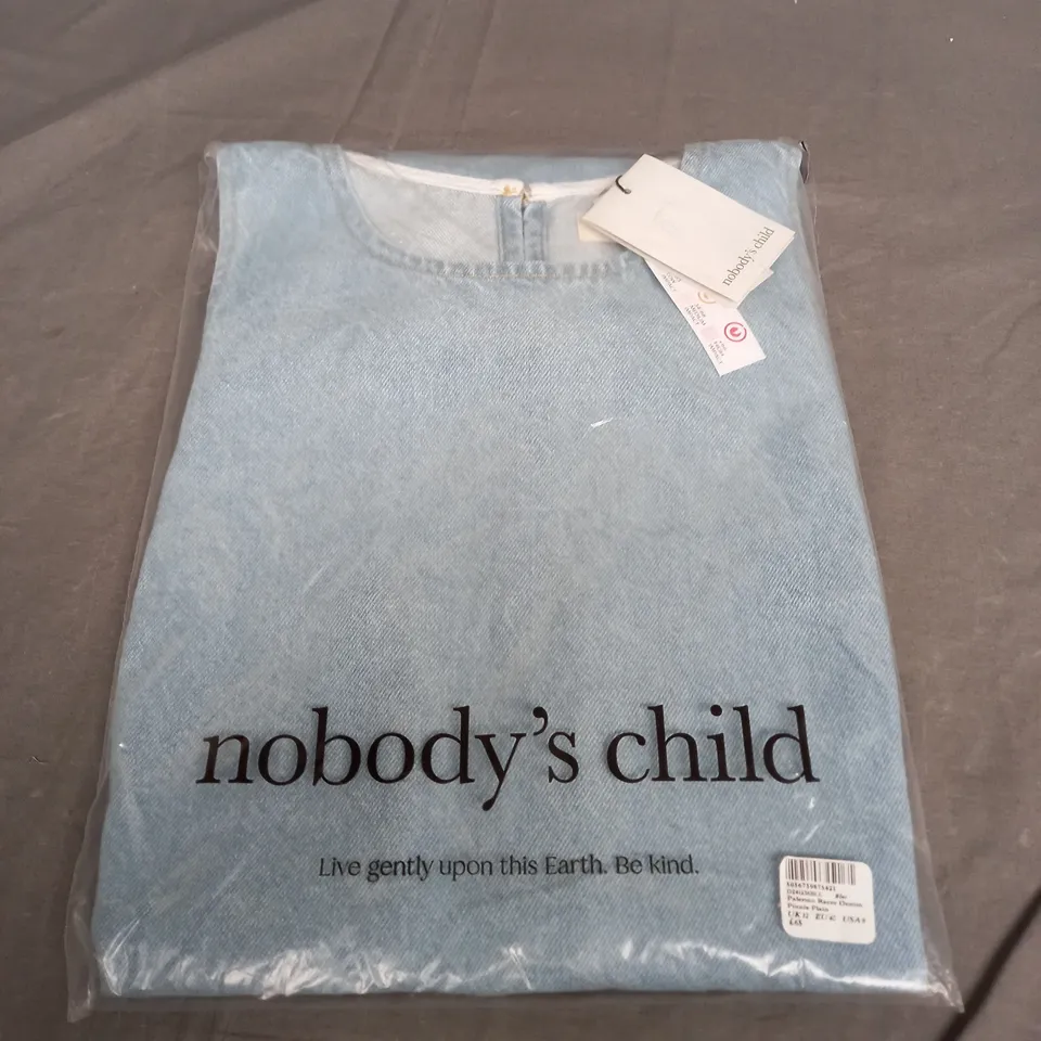 SEALED NOBODYS CHILD PALEMO RACER DENIM PINNIE PLAIN - UK 12