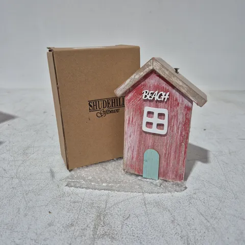 LOT OF 48 AS NEW SHUDEHILL STANDING BEACH HOUSE ORNAMENTS