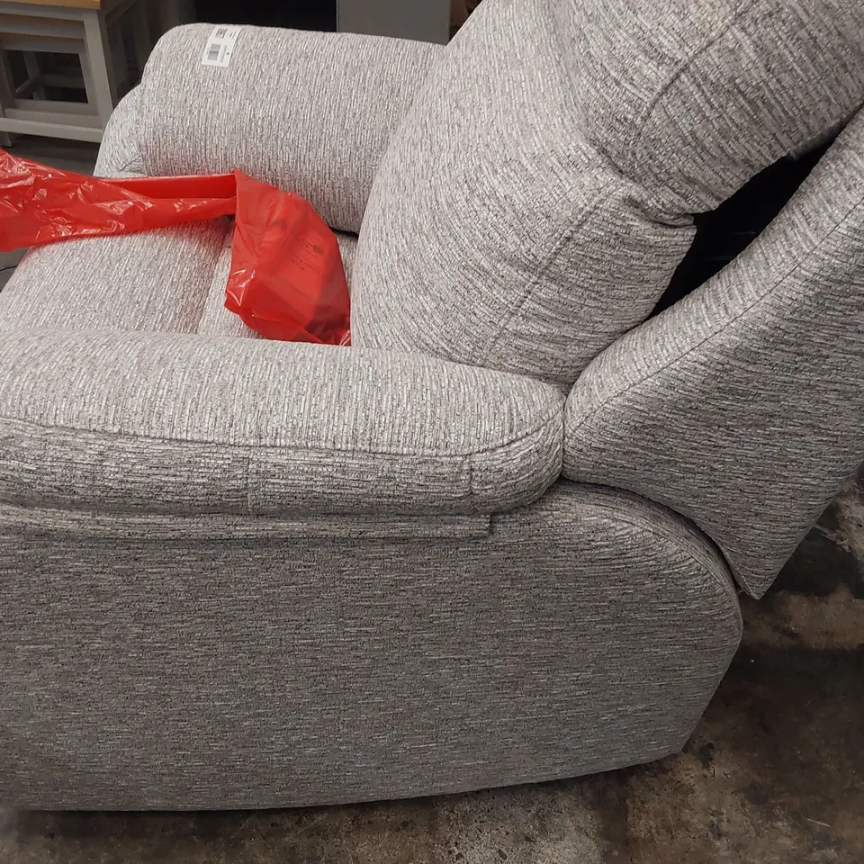 QUALITY BRITISH DESIGNER G PLAN KINGSBURY POWER RECLINING EASY CHAIR SEA STONE FABRIC 
