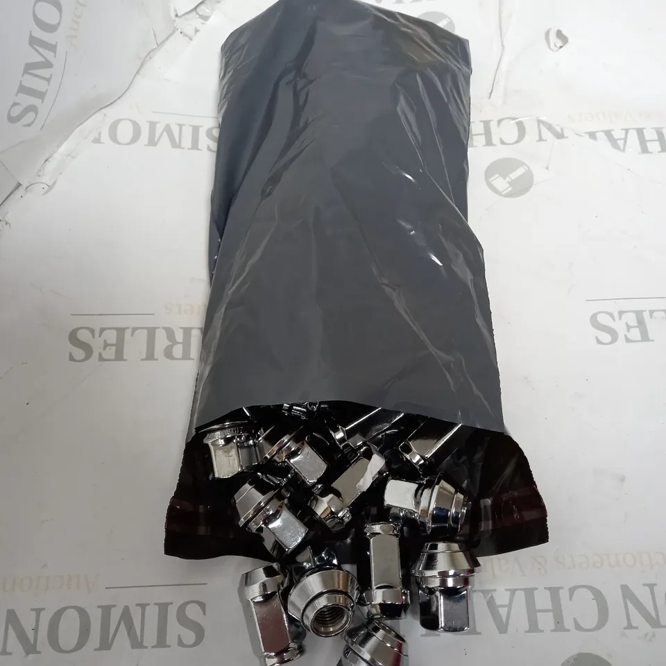 lot of assorted wheel nuts 