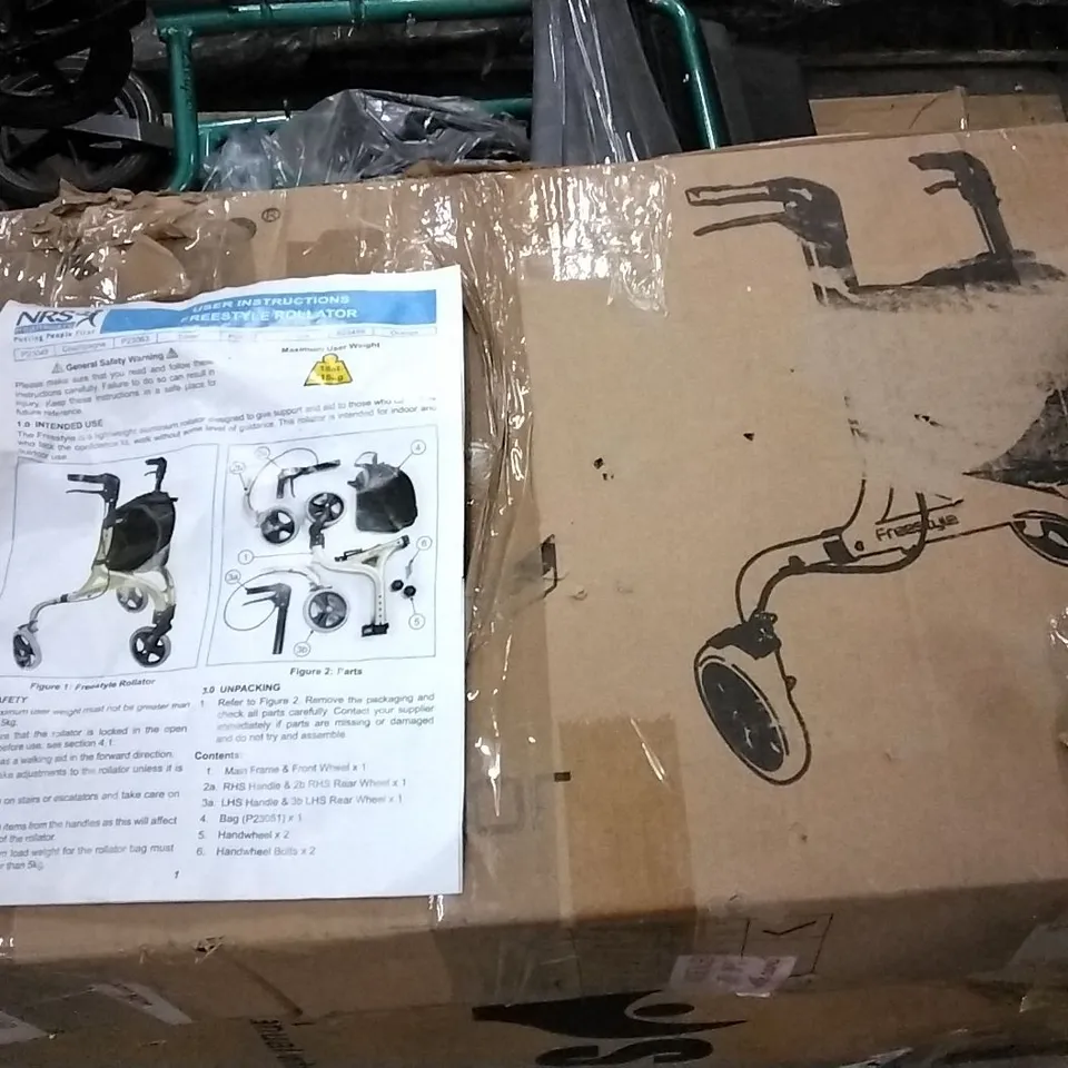 PALLET OF ASSORTED WHEELCHAIRS & ROLLATORS