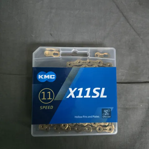 KMC X11SL 11-Speed Hollow Pin Chain Links – Gold, 11-link