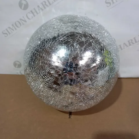BOXED 20CM BATTERY OPERATED LIT CRACKLE EFFECT BALL