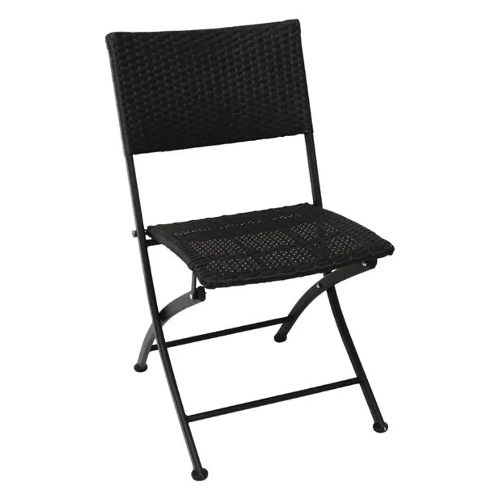 BOXED BOLERO PE WICKER FOLDING CHAIRS (2 PACK)