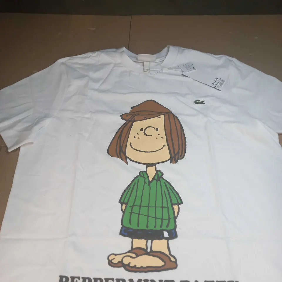 LACOSTE PEPPERMINT PATTY T-SHIRT SIZE XL