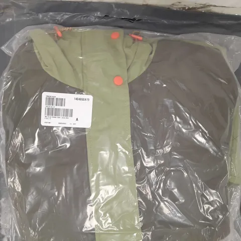 CELIA PARKA COAT IN GREEN MULTI SIZE 12