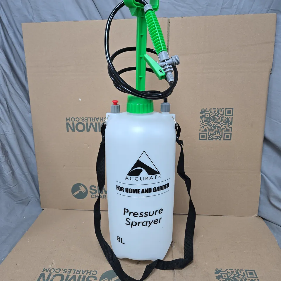 ACCURATE PRESSURE SPRAYER 8L BOXED