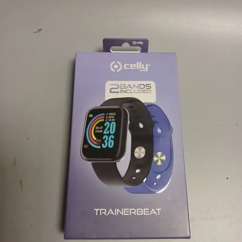 BOXED CELLY TRAINERBEAT FITNESS TRACKER WATCH