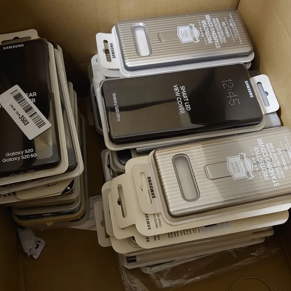LOT OF APPROXIMATELY 50 ASSORTED BOXED MOBILE PHONE CASES