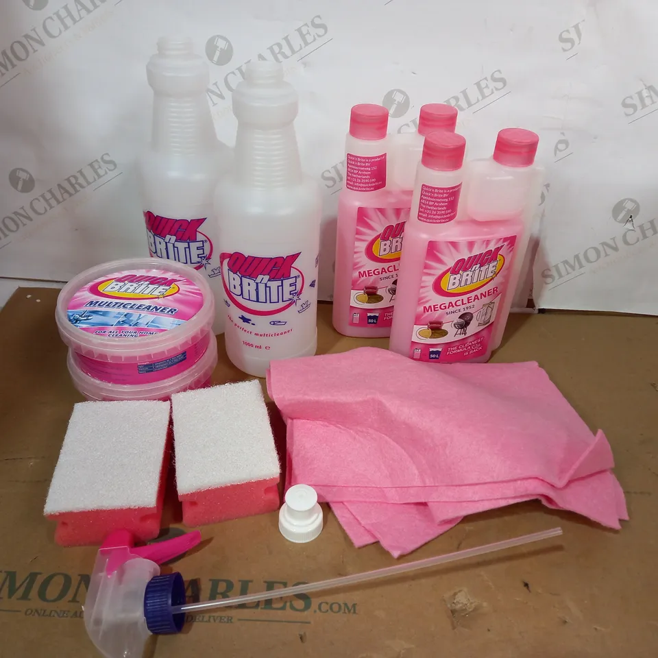 QUICK 'N' BRITE MULTI-PURPOSE CLEANER - COMPLETE SET