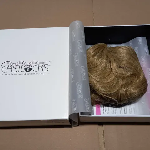 EASILOCKS HD FIBRE ELASTICATED SCRUNCHIE SAND AND VANILLA 