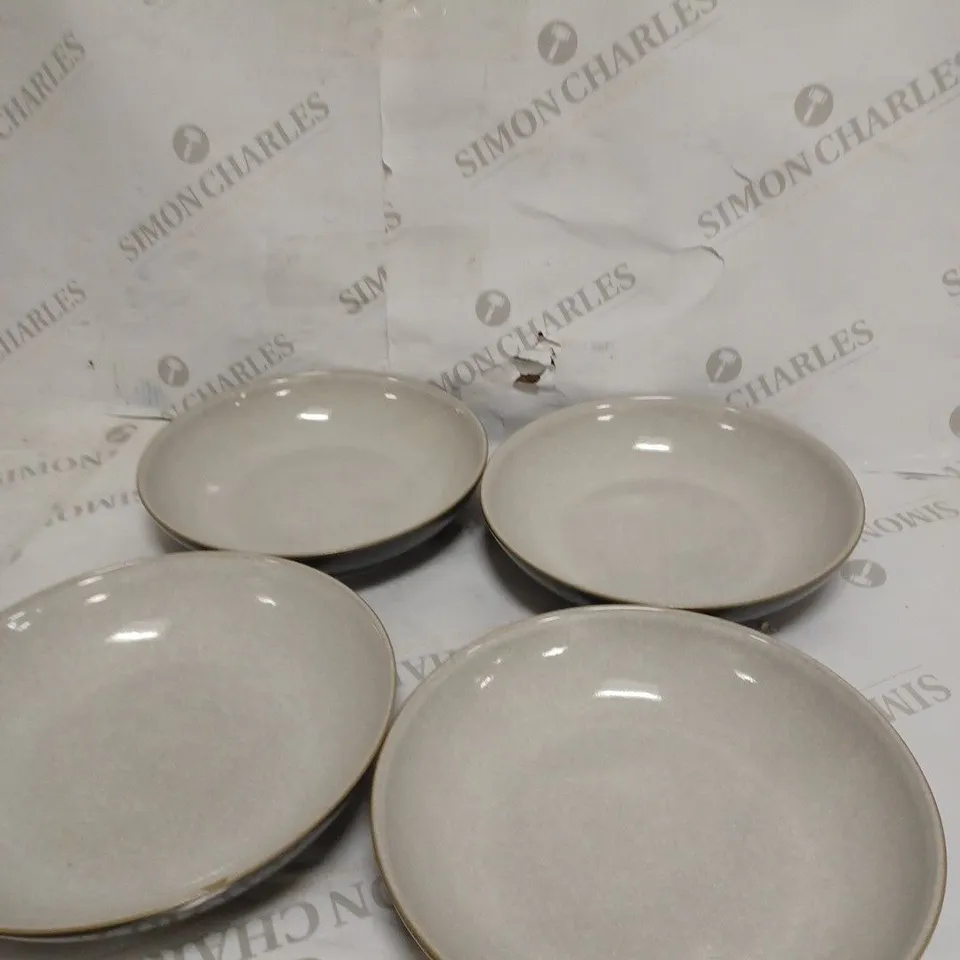DENBY 416040044 ELEMENTS FOSSIL GREY PASTA BOWL SET