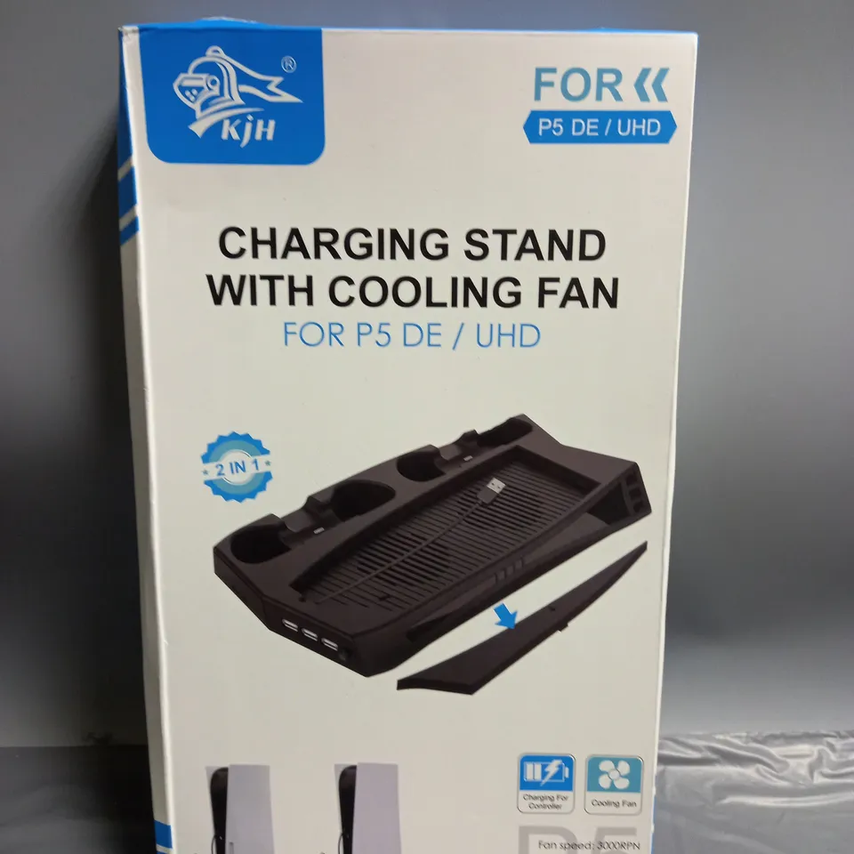 BOXED KJH CHARGING STAND WITH COOLING FAN FOR PS5