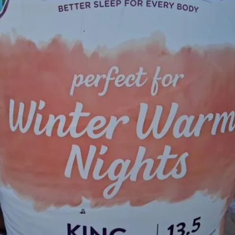 BRAND NEW BAGGED SLUMBERDOWN PERFECT FOR WINTER WARM NIGHTS KING SIZE DUVET 13.5 TOG