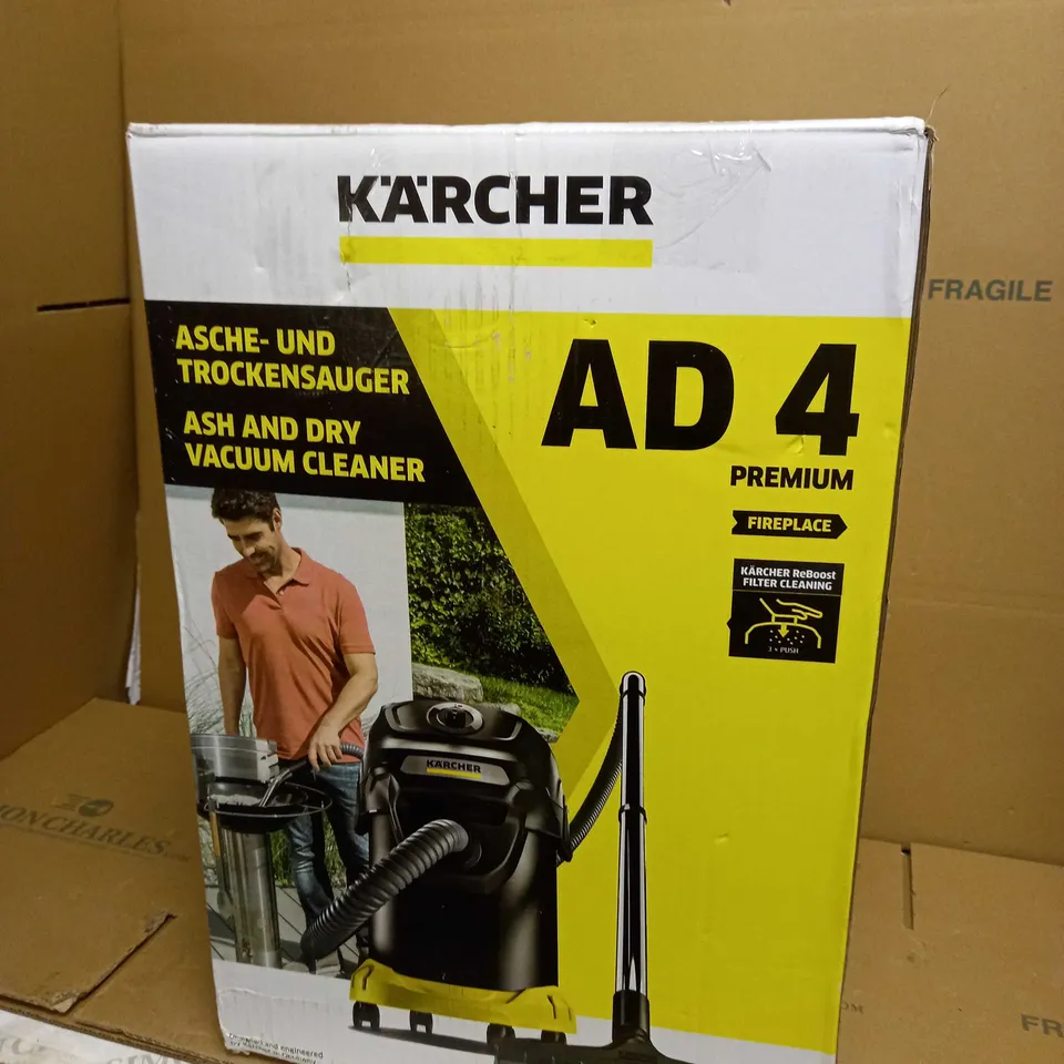 KÄRCHER AD 4 PREMIUM 16297330, ASH VACUUM 