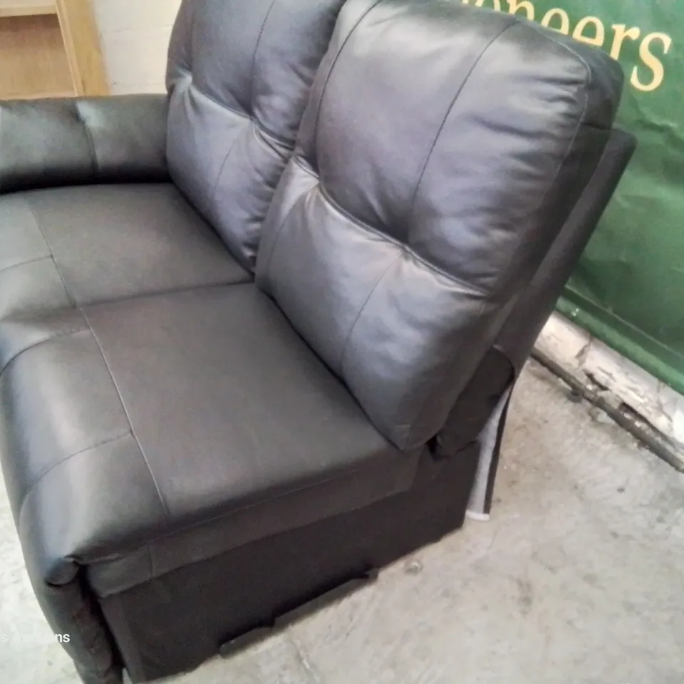 TWO DESIGNER MILAN SECTIONS, LHF MANUAL RECLINER & ARMLESS SECTION