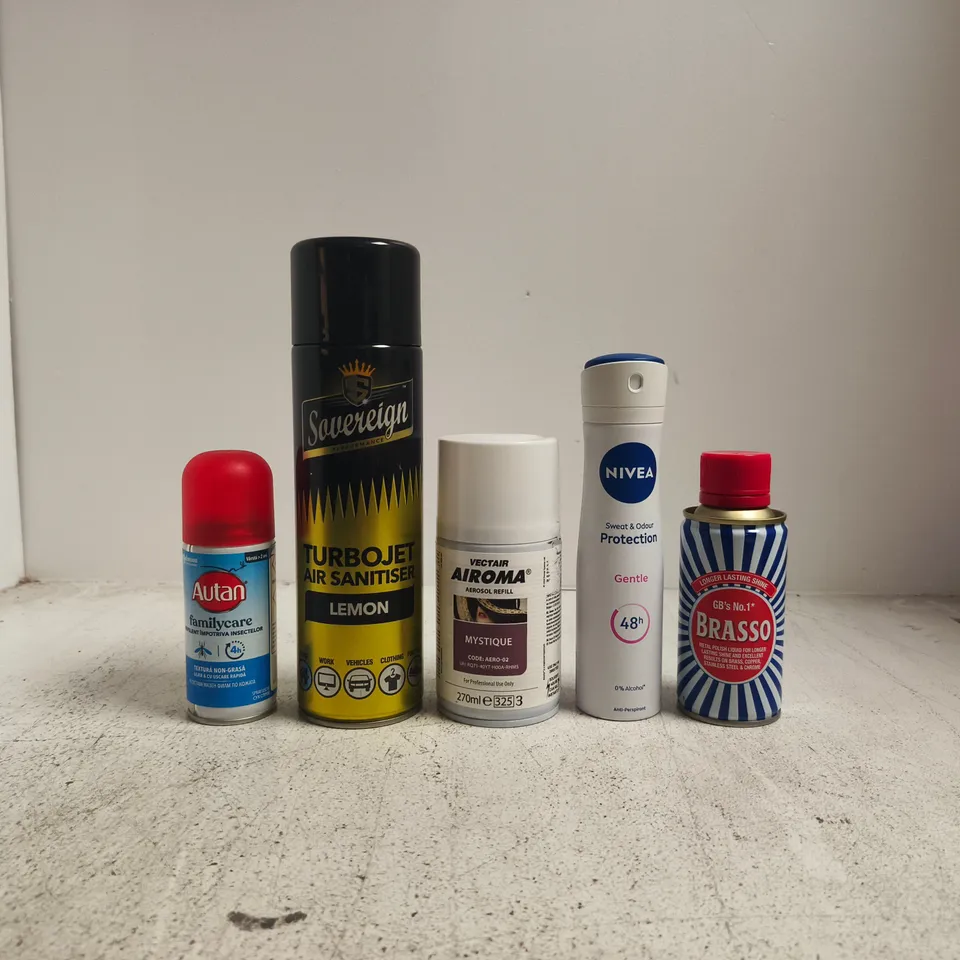 APPROXIMATELY 12 ASSORTED AEROSOL PRODUCTS - COLLECTION ONLY