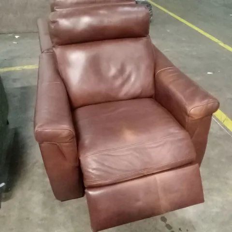 QUALITY DESIGNER ITALIAN MADE ADRIANO LEATHER RECLINER CHAIR
