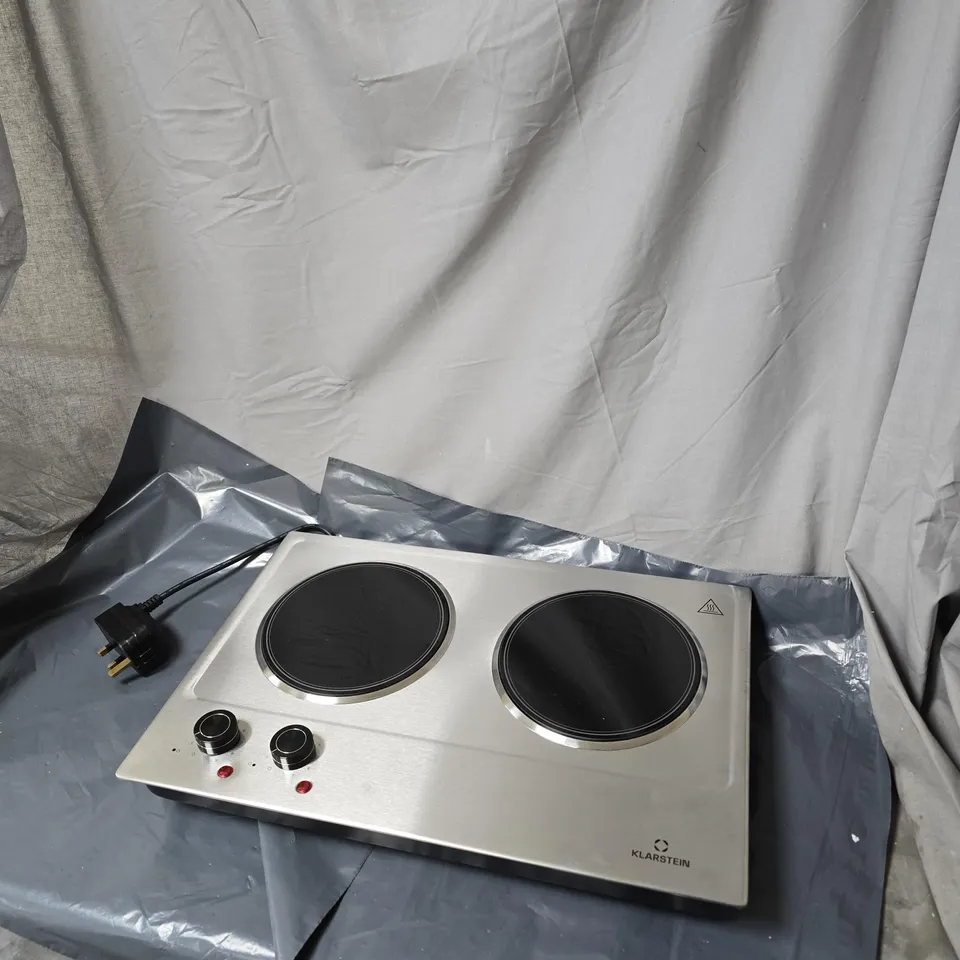 BOXED KLARSTEIN 2400W  ELECTRIC CERAMIC HOB 