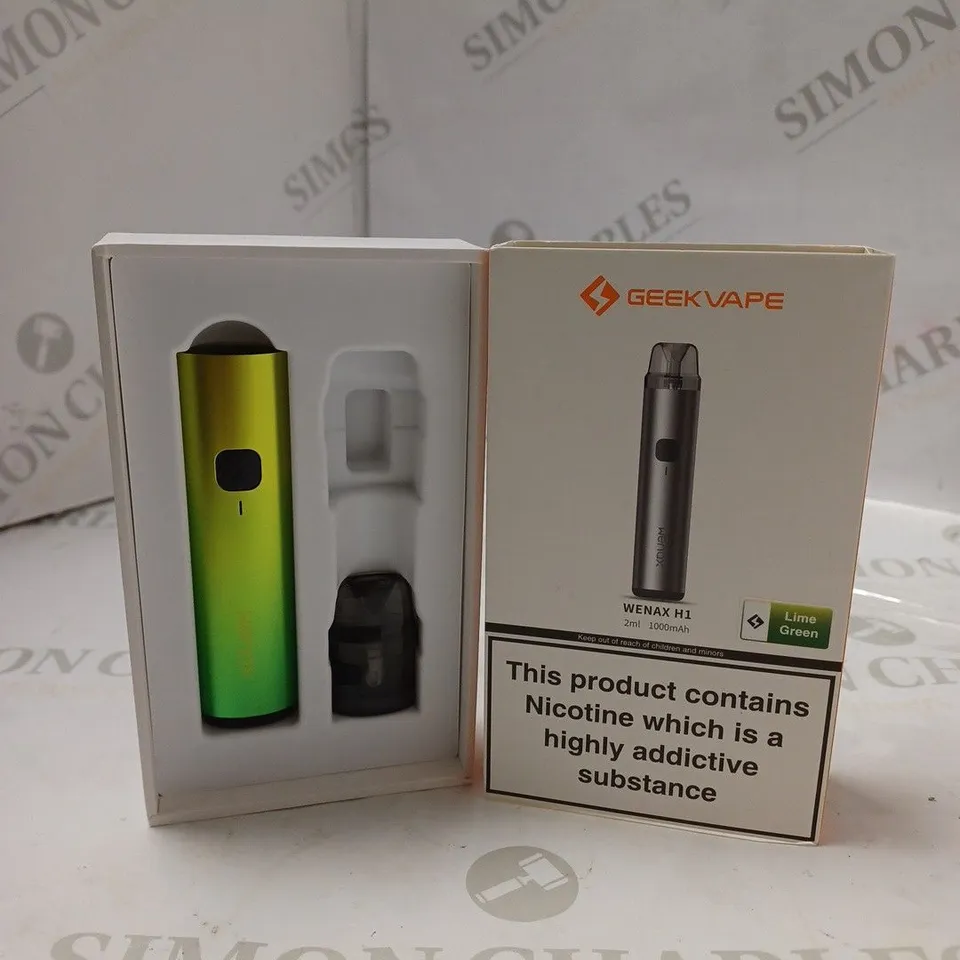 BOXED GEEK VAPE WENAX H1 - LIME GREEN. 